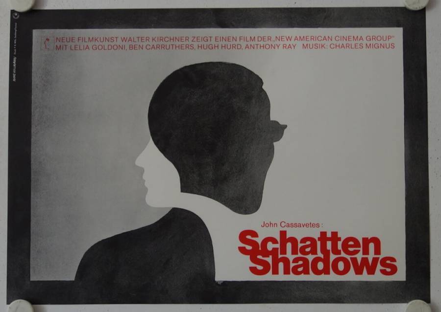 Schatten originales deutsches Filmplakat (R60s)